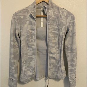 Lulu lemon define jacket white camouflage print